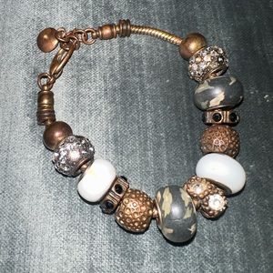 Brass Charm Bracelet OS